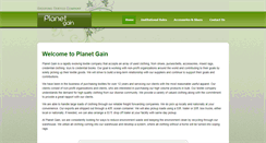 Desktop Screenshot of planetgain.com